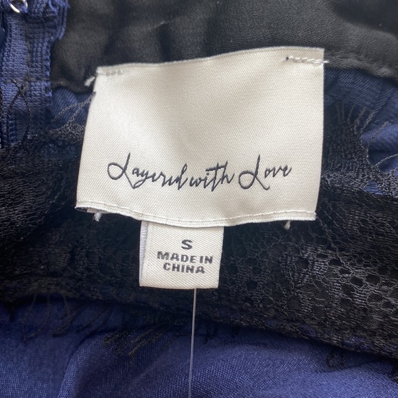 NWT Vici Blue with black halter Maxi Dress - Picture 6 of 8